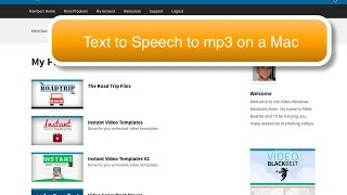 How To Record Text To Speech As Mp3 On Mac Os Tips And Tricks Youtube