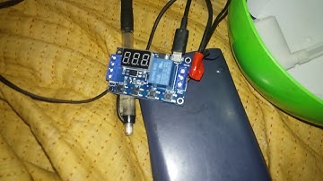 Automatic Watering System with timer relay module