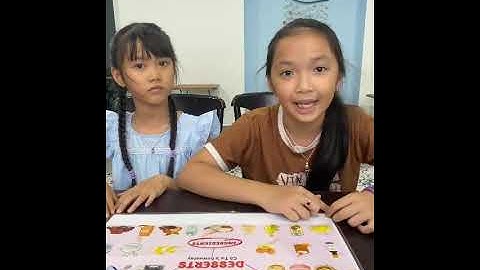 Tiếng Anh Giao Tiếp Phan Thiết: Tina and Emily practice talking about Desserts