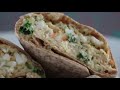 How to make Greek style couscous and egg wrap