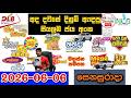 DLB NLB Today All Lottery Results 2026 06 06 අද ස යල ම ල තර ය ප රත ඵල Dlb Nlb 
