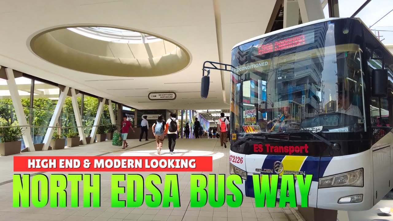 [4K] NEW WORLD CLASS SM NORTH EDSA BUSWAY - EDSA COR NORTH AVE., QUEZON ...