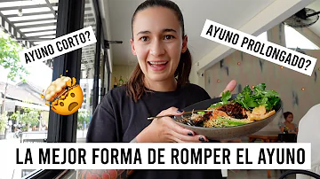 ¿Se puede romper el ayuno con fruta?