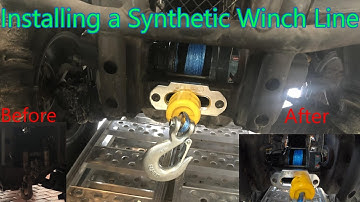 Installing a Synthetic Winch Line on 2012 Canam Outlander 800 XMR