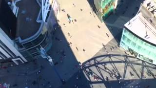 Birmingham city center time lapse
