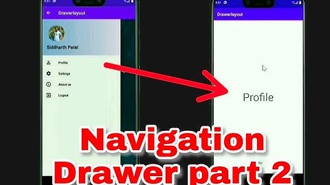 Navigation Drawer handling the menu click event in Android studio tutorial part 2 | Codoryx
