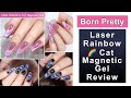 Born Pretty - Laser Rainbow Cat Magnetic Gel Polish Swatches & Review || 20% Discount Code MMX20
