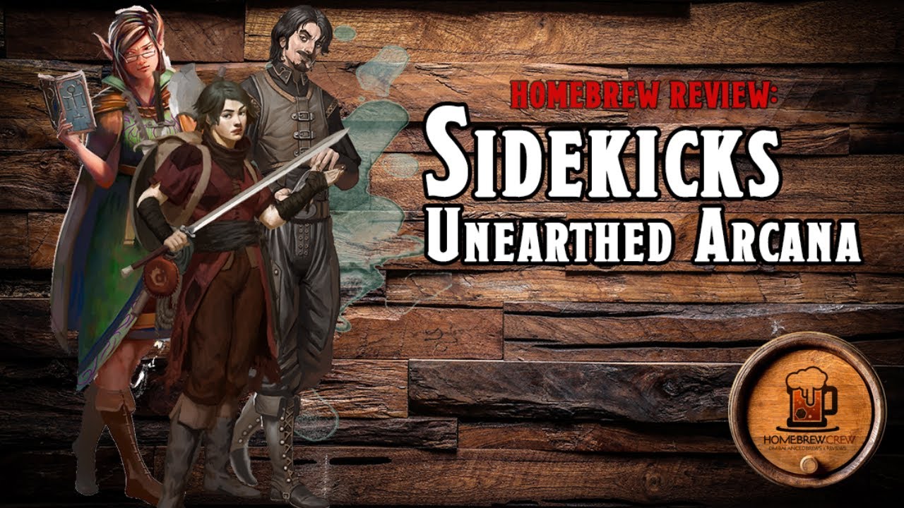 D D Sidekicks Review Unearthed Arcana Youtube