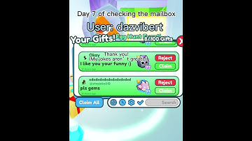 Day 7 of checking the mailbox 📬 #psx #roblox #mailbox #petsimx #psx #shorts #viral #fyp #idk