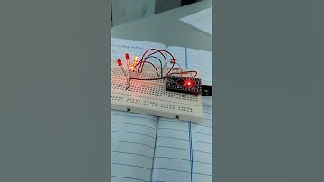 Arduino pro mini điều khiển 4 đèn nháy