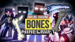 ♫🎶AMV] Bones - Imagine Dragons(Minecraft Animation) (Music Video) | Beast Miner