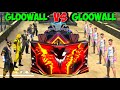 Gloowall vs gloowall skin challange on factory roof  the chaos new gloowall  garena free fire