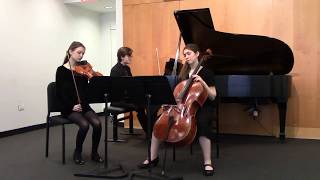 Trilogy, New York Youth Symphony - Mozart Piano Trio in G Major, KV 564, Allegretto
