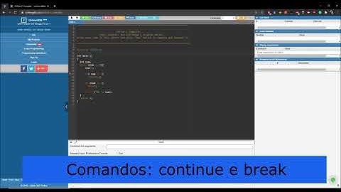 Linguagem C: Continue, Break e Goto