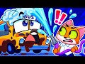 Bubble Up! 🚚 Colorful Heavy Vehicles and Cars 🚌 Funny Cartoons for Kids and Toddlers 😻 Purr-Purr