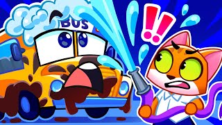 Bubble Up! 🚚 Colorful Heavy Vehicles and Cars 🚌 Funny Cartoons for Kids and Toddlers 😻 Purr-Purr