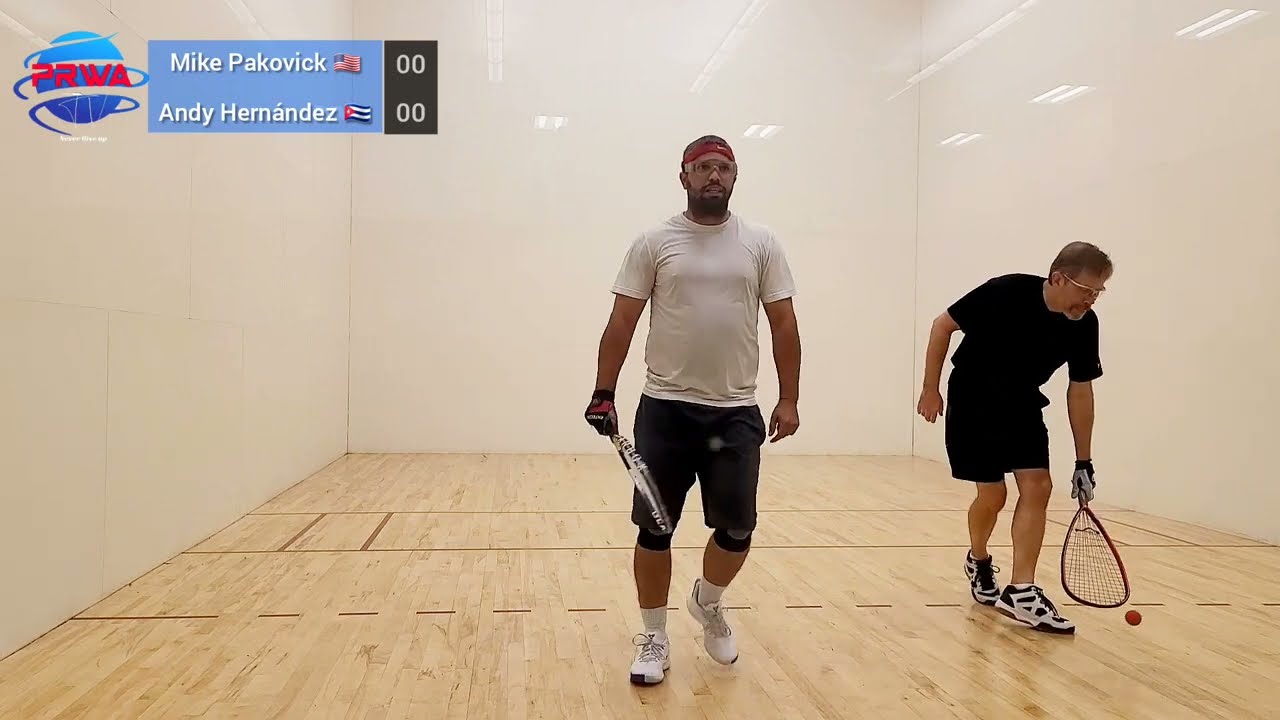 Florida Racquetball League Single 2021 Mike Pakovick vs Andy