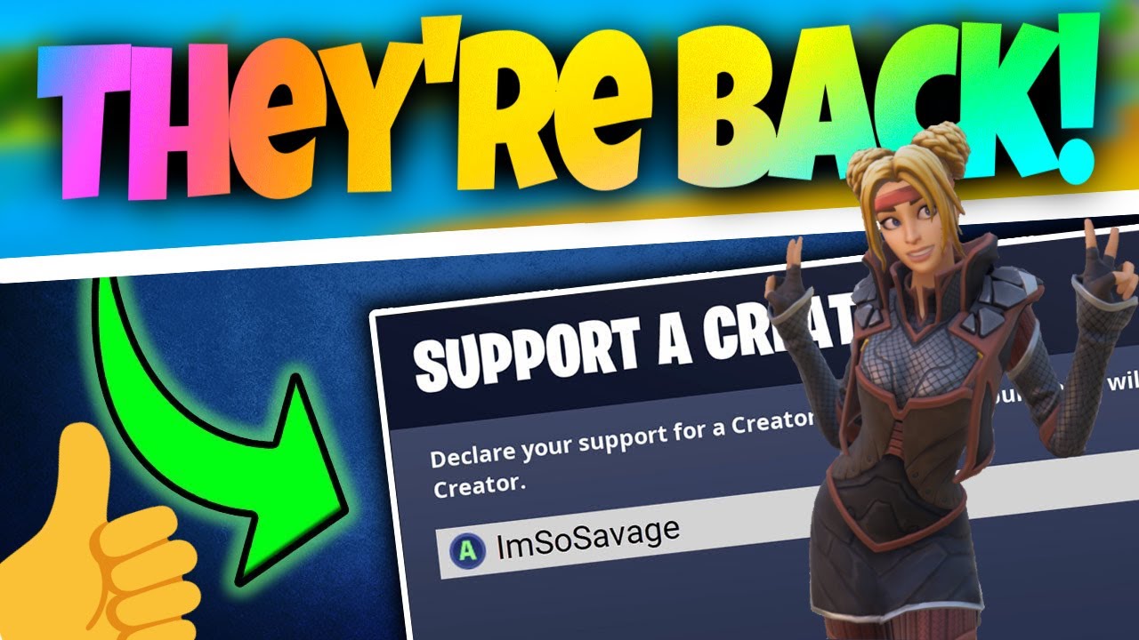 Support-A-Creator Code 2.0 Applications Have RETURNED! (How To Get A ...