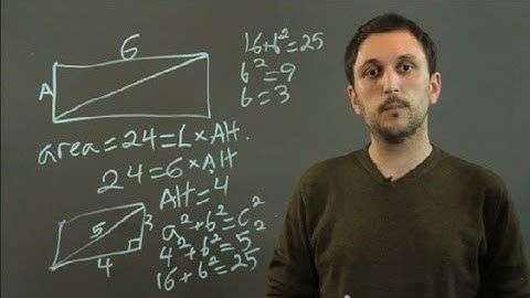 How to Find the Altitude of Rectangles : Algebra, Geometry & More