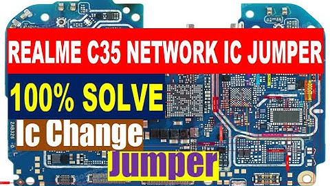 Realme C35 Network IC Jumper | Network IC Change | Network Problem Solution