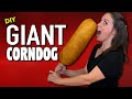 The World's LARGEST Homemade Corn Dog