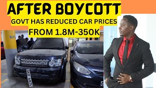 AFTER BOYCOTT. GOVERNMENT has Reduced Vehicle Prices from 1.8M to 350K NPSC auction. PAMURICK SHOW