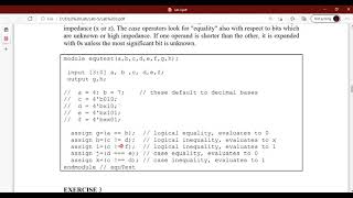 Advanced operations and functions with Verilog HDL on Quartus II
