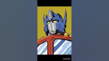 How to draw Optimus Prime from Transformers #transformers #optimusprime #art #drawing