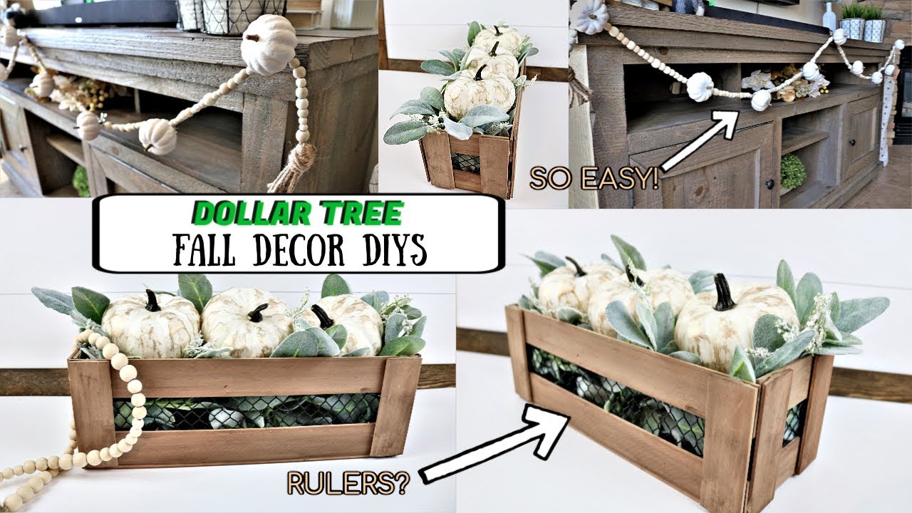 Dollar Tree DIY Simple Fall Decor Ideas [2020] 🍂🍁