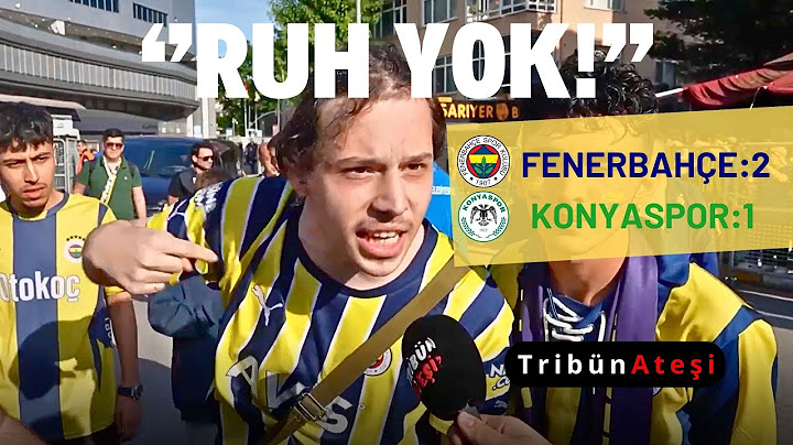 FENERBAHÇE'DE RUH YOK I Fenerbahçe 2-1 Konyaspor I Maç Sonu Taraftar Röportajları