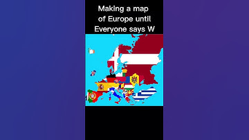 Making a map of Europe until Everyone says W #geography #shorts #capcut #education #mapchart