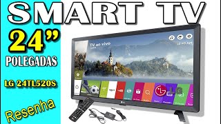 SMART TV LG 24TL520S | TV DE 24 POLEGADAS | SMART TV MONITOR LG 24" LED | RESENHA | SULA VARIEDADES
