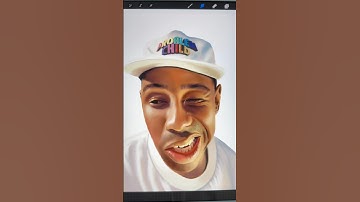 Speed Paint Portrait - Tyler the Creator  #shorts #procreate #digitalart #howtodraw #digitalartist
