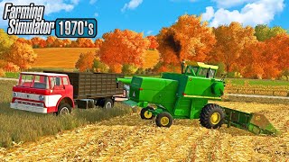 Big 1970s Style Corn Harvest | Farming Simulator 22