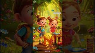 ABC Song for Kids | Alphabet A to Z | #abcshorts | #shortsfeed | #shorts | #kidsvideo