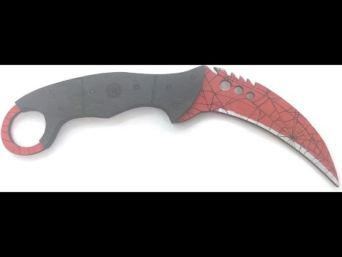 Ніж іграшковий дерев'яний Counter Strike "Кіготь" Без фарбування 19 см, видео 1