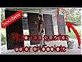 PUERTAS CHOCOLATE | BLOG #4 #madera #pintura #MarcosPainter