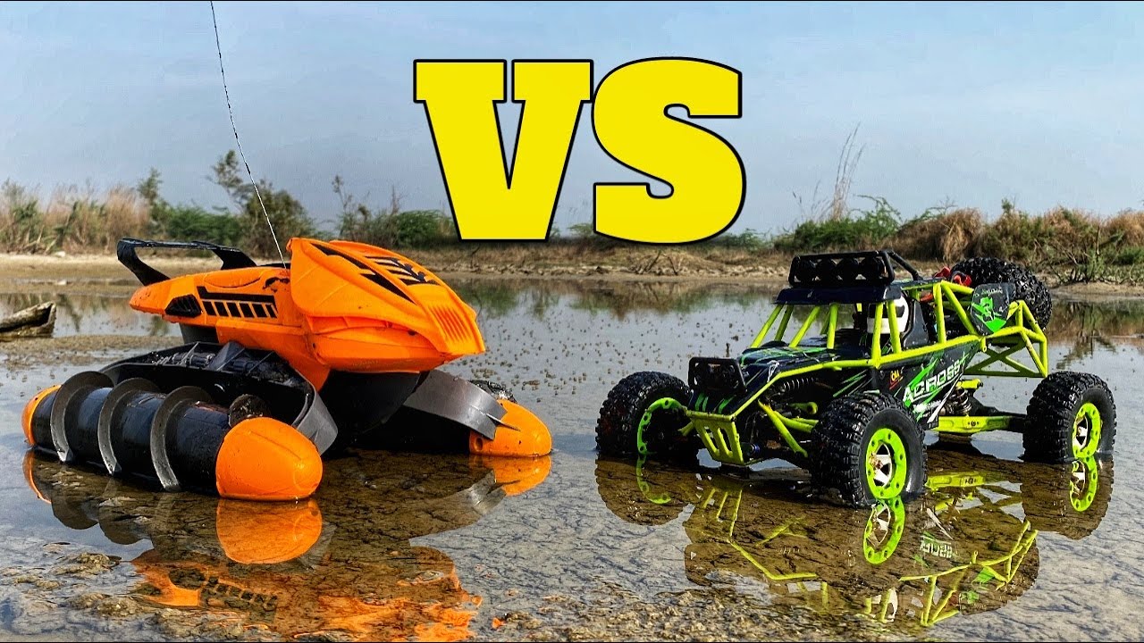 Land And Water RC Car vs Wltoys 12427  Remote Control Car  RC Cars