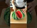 【4K】【ASMR】Cutting a Plush Watermelon with a Glass Knife #relaxingvideo #oddlysatisfying #oddly #asmr