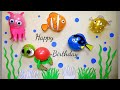 BALLOON decoration for Birthday (2020)/NEMO Fish theme decoration/Birthday decoration ideas at Home