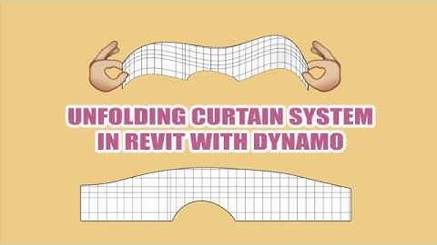 Unfolding curtain system in Revit with Dynamo