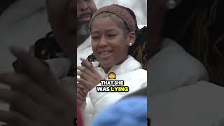 No wonder Alaila Everett's hands kept shaking during the defensive interview. After she refused