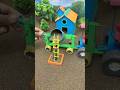 🚜🏗️ Mini Construction Machine Making Concrete Pillar | DIY Tractor #shorts