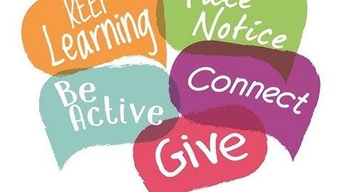 5 Ways To Wellbeing - Part 2 of 3 v2