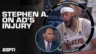 Stephen A. Smith reacts to Anthony Davis’ shoulder injury | NBA on ESPN Anthony Davis Arm Span
