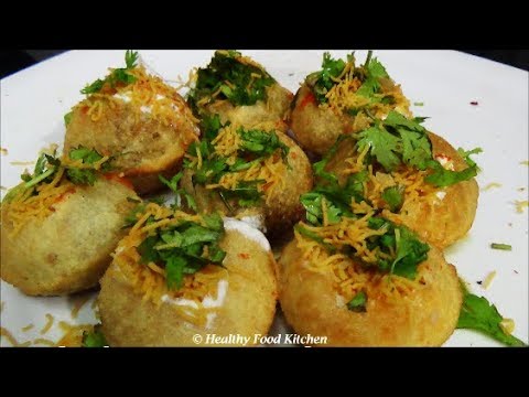 Evening Snacks Recipe in Tamil-Dahi Puri Recipe-Dahi Poori Recipe-Chaat Recipe-Indian Street Food