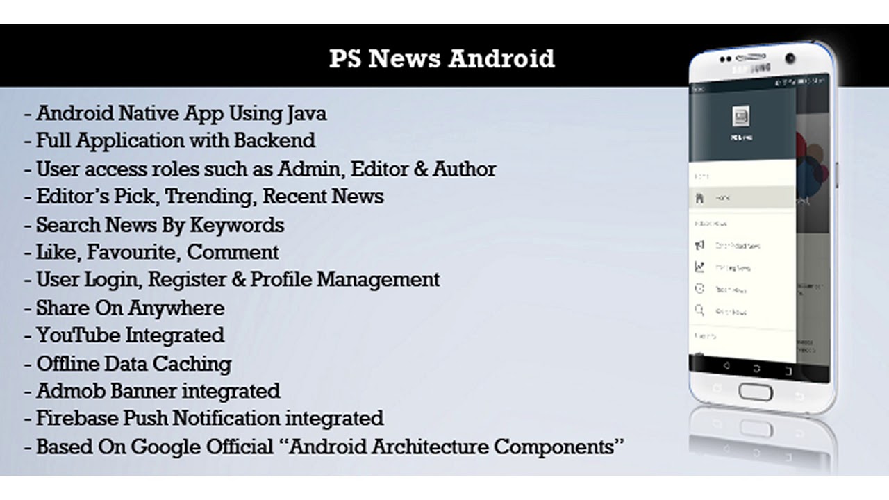 PSNews (Multipurpose Android News Application) | Codecanyon Scripts and Snippets