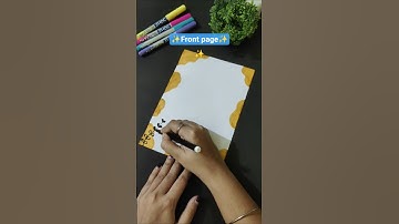 easy aesthetic front page 🤩/#aesthetic #shorts #frontpagedesign #viralvideo #youtubeshorts