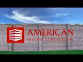 American precast concrete designer walls and fences