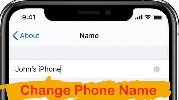 Change iPhone Name In Device Info